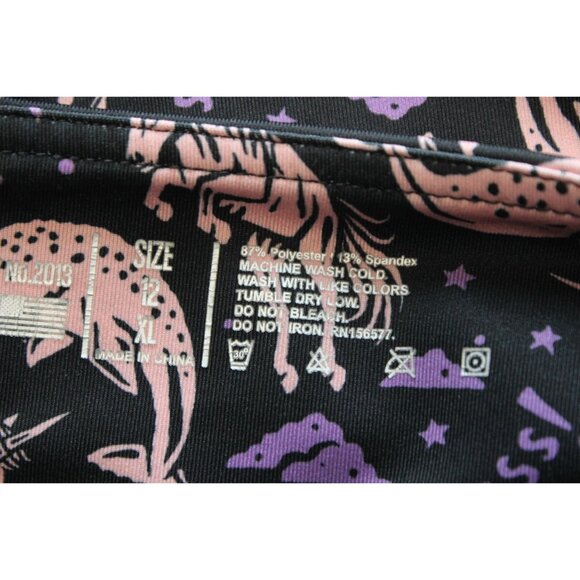 IAB Mfg women's 3 in no-ride unicorn narwhal athletic gym workout shorts - Picture 9 of 9